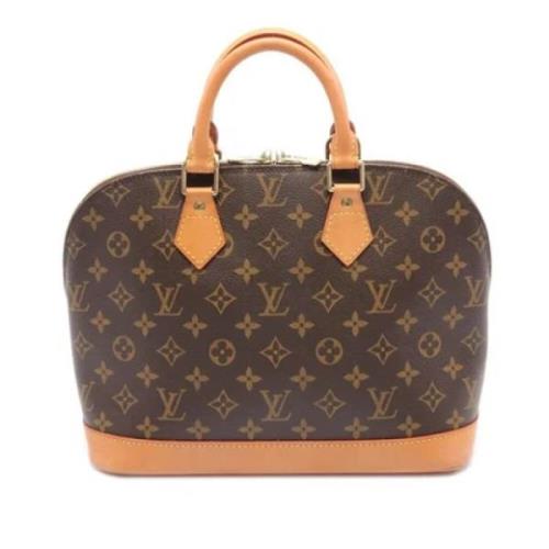 Louis Vuitton Vintage Pre-owned Canvas handvskor Brown, Dam