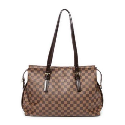 Louis Vuitton Vintage Pre-owned Canvas louis-vuitton-vskor Brown, Dam