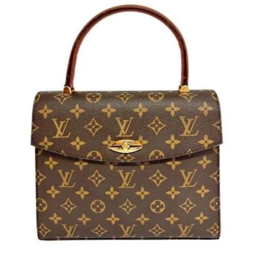 Louis Vuitton Vintage Pre-owned Tyg louis-vuitton-vskor Brown, Dam