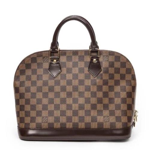 Louis Vuitton Vintage Pre-owned Canvas handvskor Brown, Dam