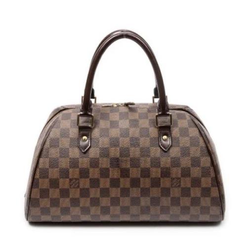 Louis Vuitton Vintage Pre-owned Canvas handvskor Brown, Dam