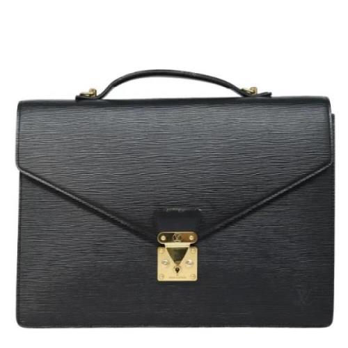 Louis Vuitton Vintage Pre-owned Laeder portfljer Black, Dam