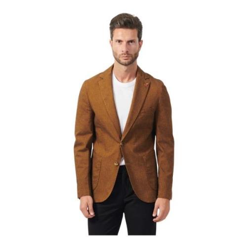 Mulish Brun Slim Fit Jacka Brown, Herr