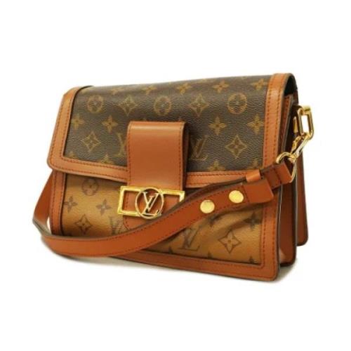 Louis Vuitton Vintage Pre-owned Tyg louis-vuitton-vskor Brown, Dam