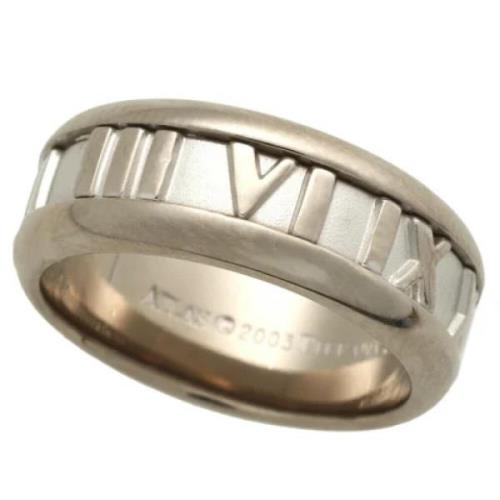 Tiffany & Co. Pre-owned Pre-owned Vitt guld ringar Gray, Dam