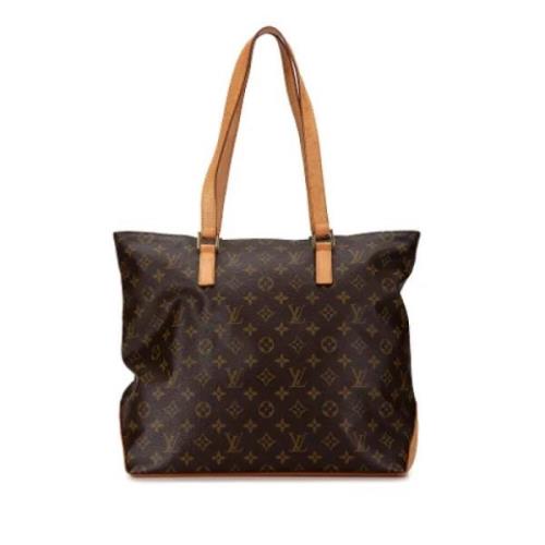 Louis Vuitton Vintage Pre-owned Canvas axelremsvskor Brown, Dam