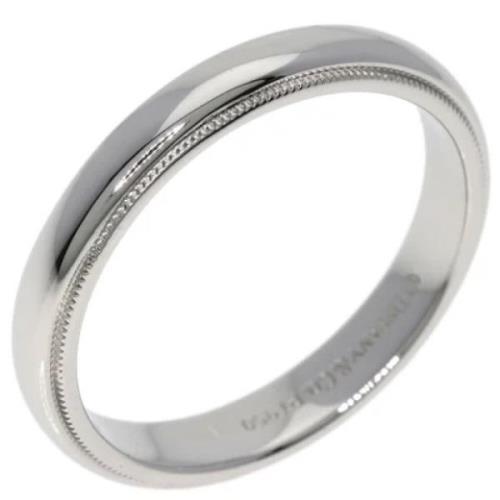 Tiffany & Co. Pre-owned Pre-owned Platina ringar Gray, Dam