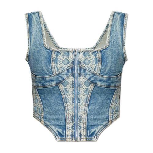 Amiri Denim Top Blue, Dam