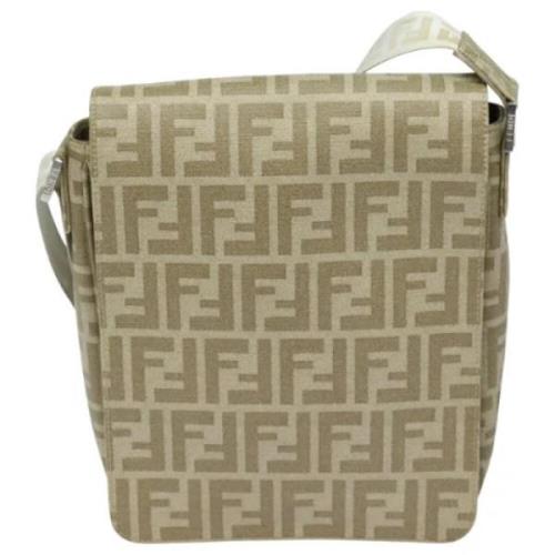 Fendi Vintage Pre-owned Canvas fendi-vskor Beige, Dam