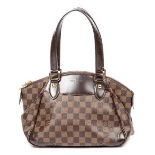 Louis Vuitton Vintage Pre-owned Canvas handvskor Brown, Dam