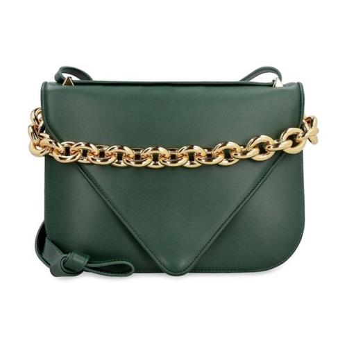 Bottega Veneta Stilren Läder Väska Green, Dam