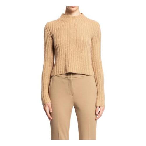 Max Mara Aloa TOP - Stilren och Trendig Beige, Dam