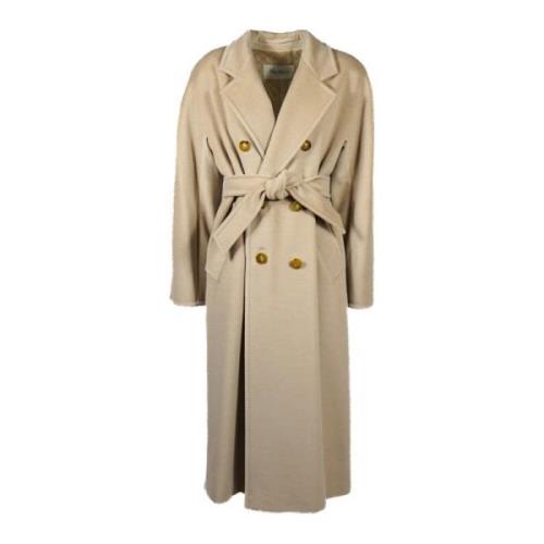 Max Mara Beige Kappor för Kvinnor Beige, Dam