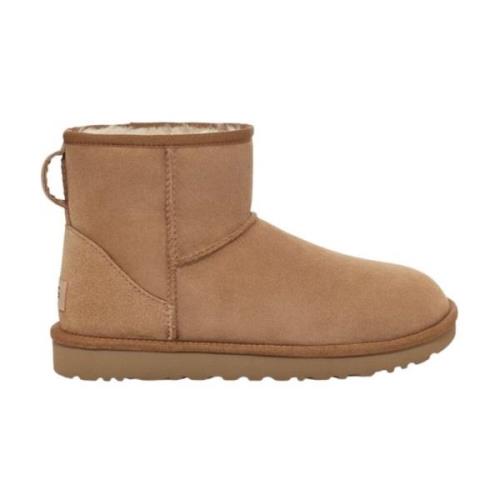 UGG Kvinnors Klassiska Mini Regenerate Läderstövlar Brown, Dam