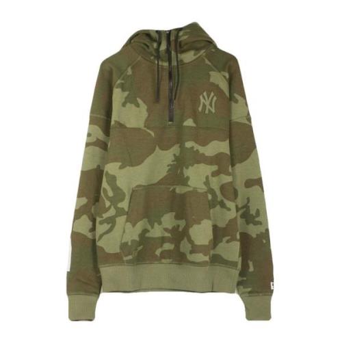 New Era Oliv Hoodie med Ntc Hz Stil Green, Herr