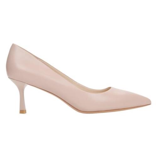 Estro Beige Pumps med Spetsig Tå Er00115851 Beige, Dam