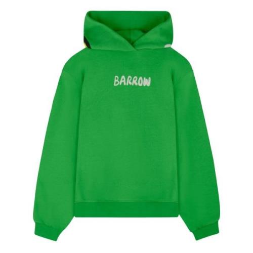 Barrow Hoodie med distressed effekt Green, Unisex