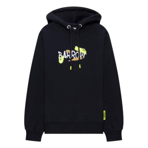 Barrow Hoodie Baktryckt Black, Unisex