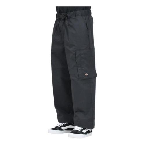 Dickies Casual Flight Double Knee Svarta Byxor Black, Herr