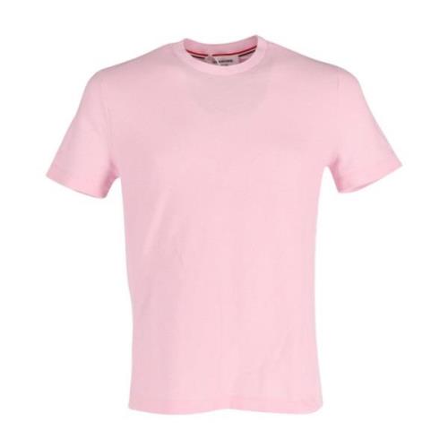 Thom Browne Klassisk Four-Bar T-shirt i ljusrosa bomull Pink, Herr