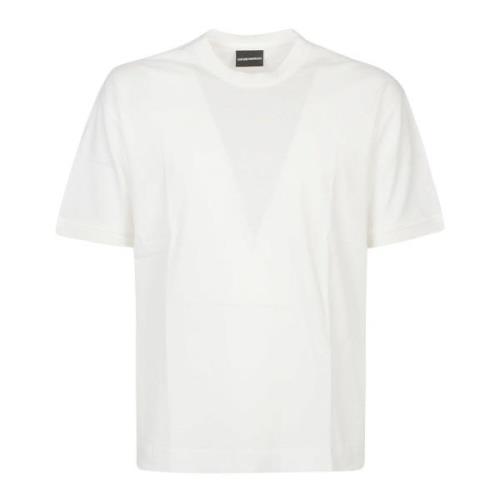 Emporio Armani T-Shirts White, Herr