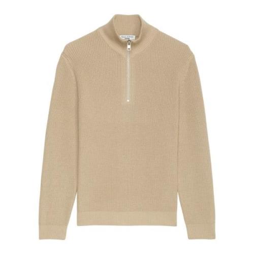 Marc O'Polo DfC Knit Troyer regular Beige, Herr