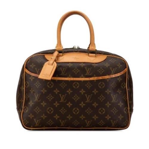 Louis Vuitton Vintage Pre-owned Canvas handvskor Brown, Dam