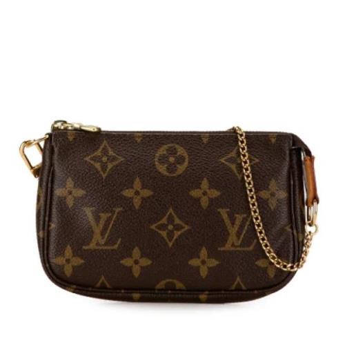 Louis Vuitton Vintage Pre-owned Canvas kuvertvskor Brown, Dam