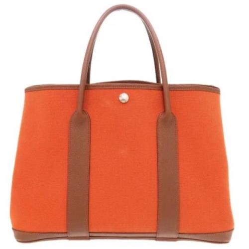 Hermès Vintage Pre-owned Canvas totevskor Orange, Dam