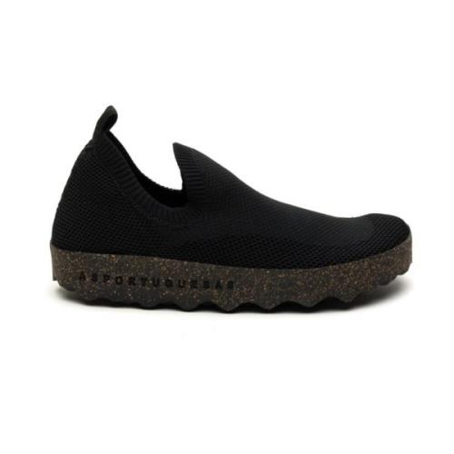 Asportuguesas Svarta Sneakers Clip Black, Herr