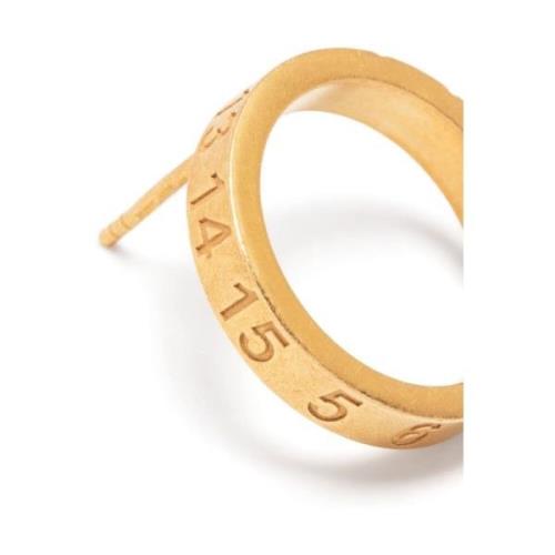 Maison Margiela Minimalistisk Silverring Yellow, Unisex