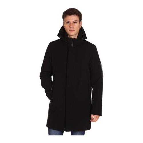 Peuterey Svart Parka Albali ND 02 Black, Herr