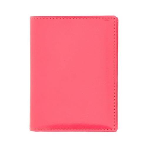 Comme des Garçons Läder Bifold Plånbok Tillverkad i Spanien Pink, Unis...