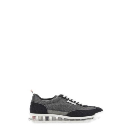 Thom Browne Ull Tech Runner Sneaker Made in Italy Gray, Herr