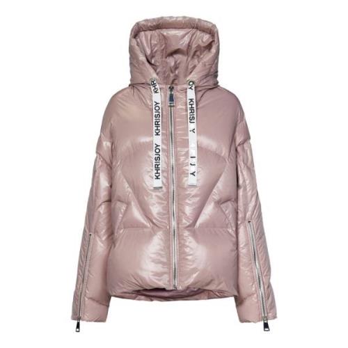 Khrisjoy Rosa Dragsko Hood Jacka Pink, Dam