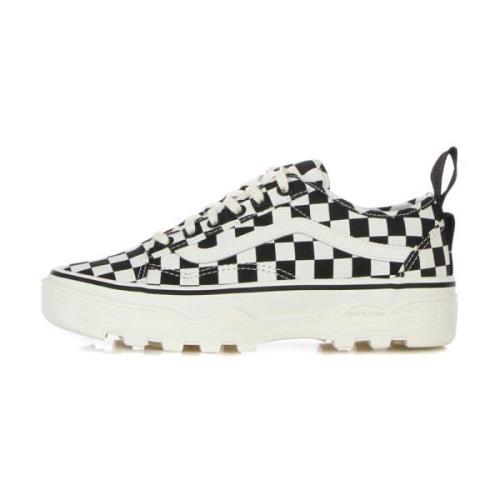 Vans Rutig låg sneaker Marshmallow Black, Dam