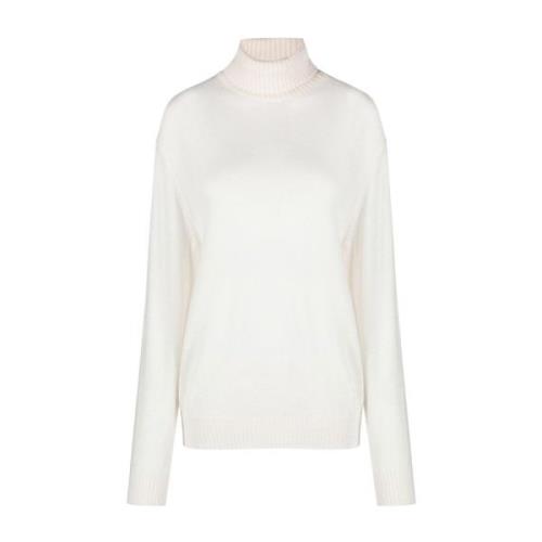 Jil Sander Stiliga Sweaters för Män och Kvinnor White, Dam