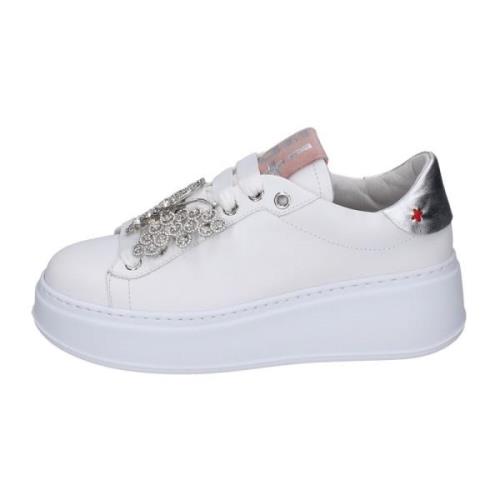 Gio+ Läder Damsneakers Snygga Skor White, Dam