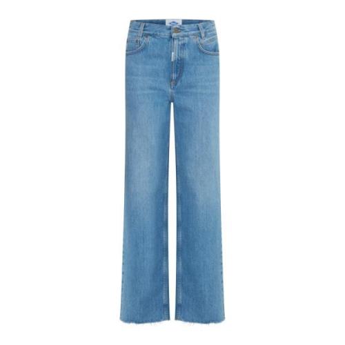 Ball Stonewash Straight-Leg Jeans Blue, Dam