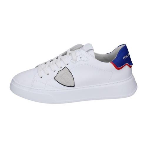 Philippe Model Läder Herr Sneakers Snygga Skor White, Herr