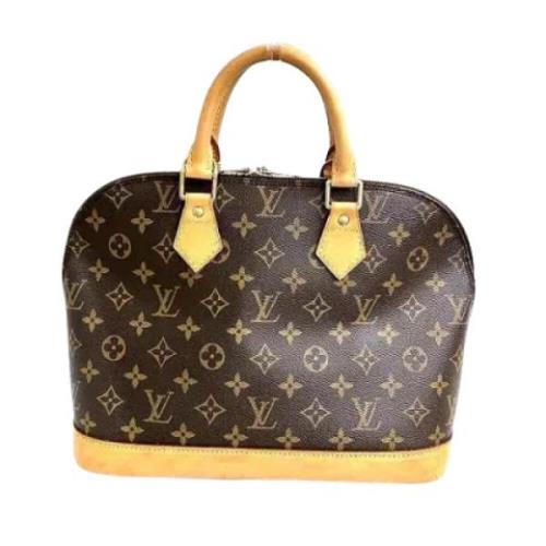 Louis Vuitton Vintage Pre-owned Tyg louis-vuitton-vskor Brown, Dam