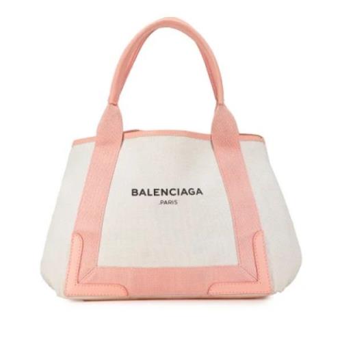 Balenciaga Vintage Pre-owned Canvas totevskor White, Dam