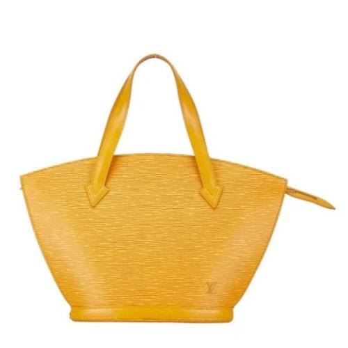 Louis Vuitton Vintage Pre-owned Laeder louis-vuitton-vskor Yellow, Dam