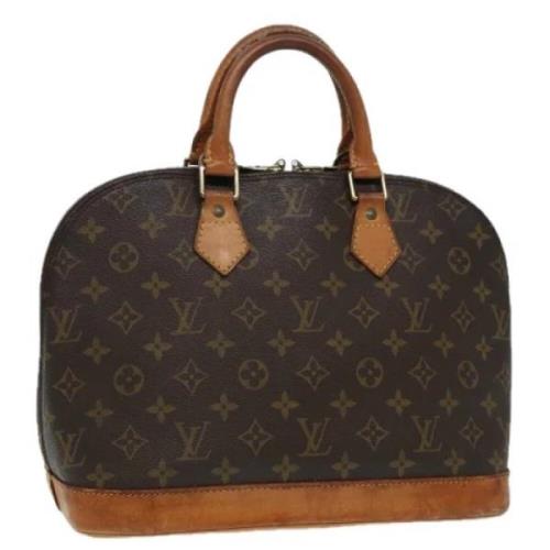 Louis Vuitton Vintage Pre-owned Canvas handvskor Brown, Dam