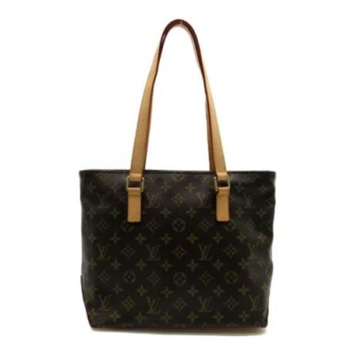 Louis Vuitton Vintage Pre-owned Tyg louis-vuitton-vskor Brown, Dam