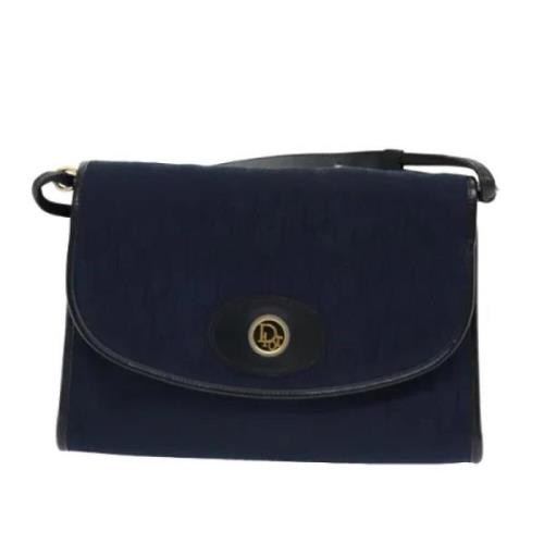 Dior Vintage Pre-owned Canvas dior-vskor Blue, Dam