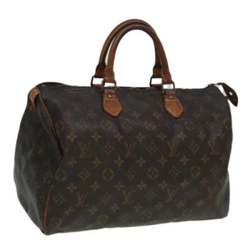 Louis Vuitton Vintage Pre-owned Canvas handvskor Brown, Dam