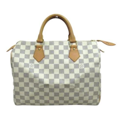 Louis Vuitton Vintage Pre-owned Canvas louis-vuitton-vskor Beige, Dam