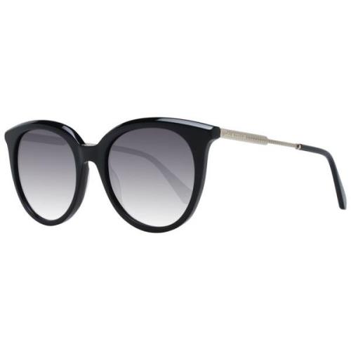 Ted Baker Svarta Kvinnor Solglasögon Rund Gradient Black, Unisex