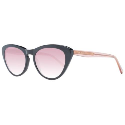 Ted Baker Svart Cat Eye Solglasögon Gradient Rosa Black, Unisex